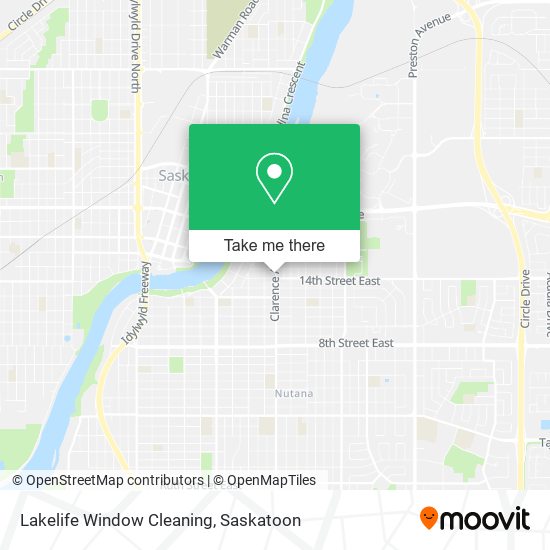 Lakelife Window Cleaning map