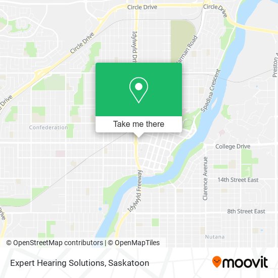 Expert Hearing Solutions map