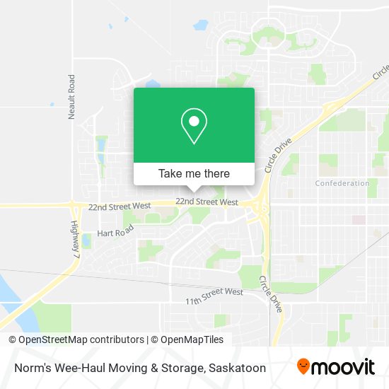 Norm's Wee-Haul Moving & Storage map