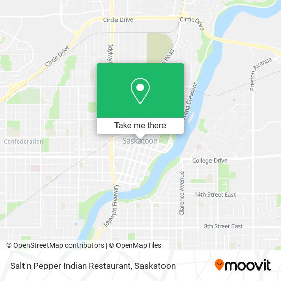 Salt'n Pepper Indian Restaurant map