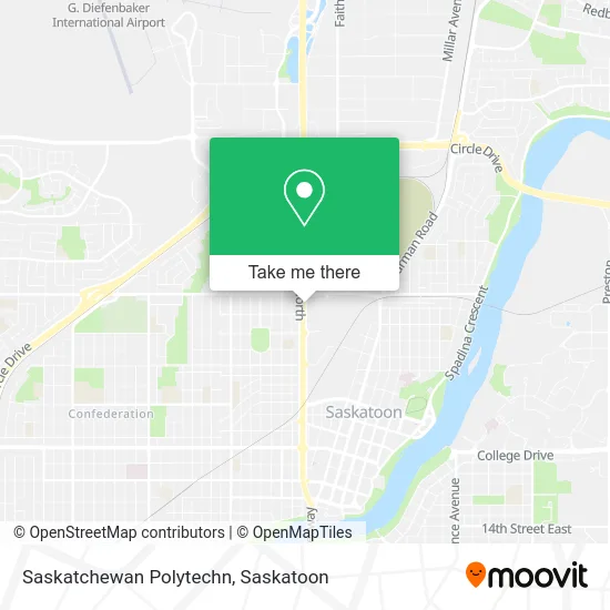 Saskatchewan Polytechn map