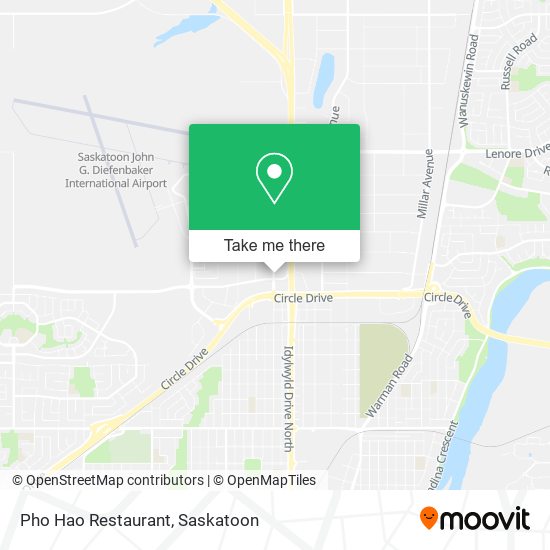 Pho Hao Restaurant plan