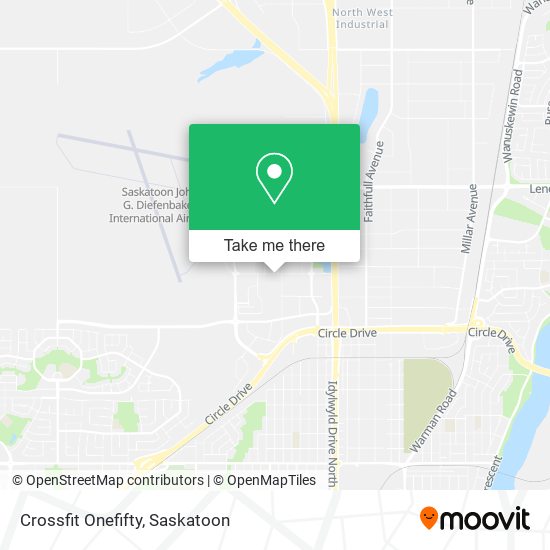 Crossfit Onefifty map