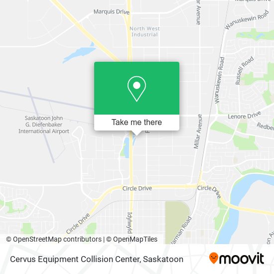 Cervus Equipment Collision Center plan