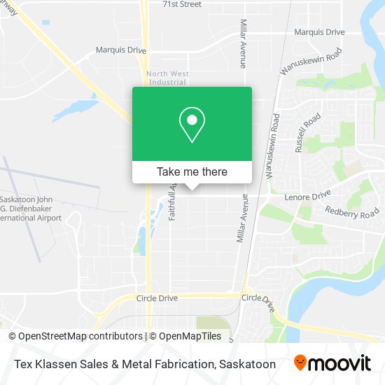Tex Klassen Sales & Metal Fabrication map