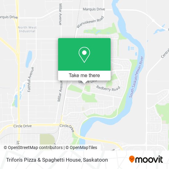 Trifon's Pizza & Spaghetti House map