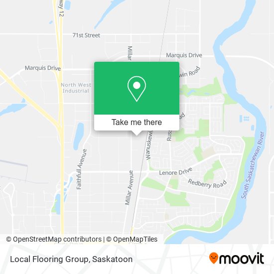 Local Flooring Group map
