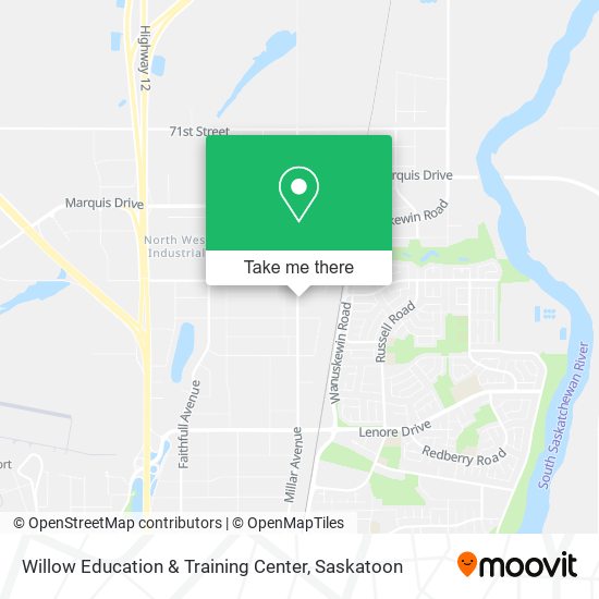 Willow Education & Training Center map
