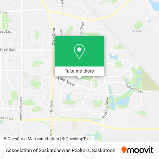 Association of Saskatchewan Realtors map