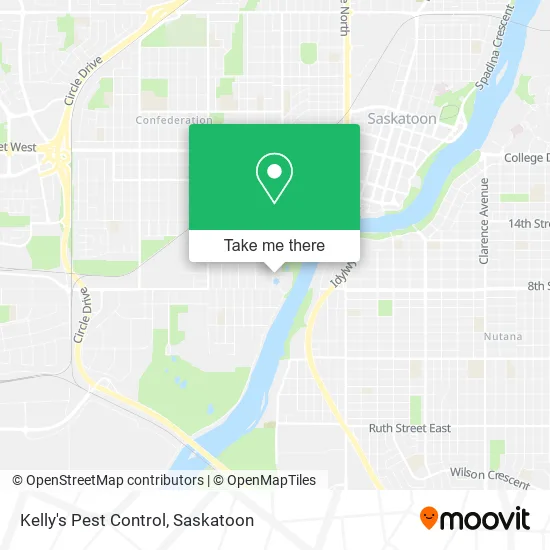 Kelly's Pest Control map