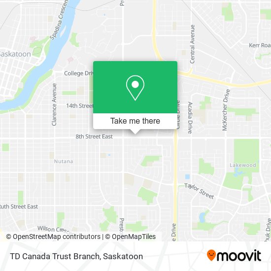 TD Canada Trust Branch map