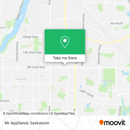 Mr Appliance map