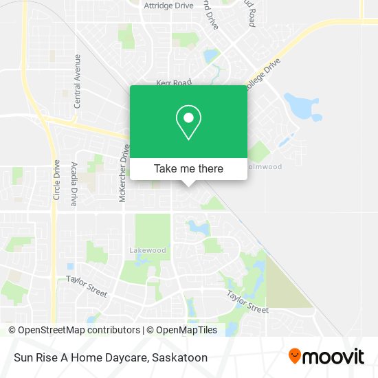 Sun Rise A Home Daycare map