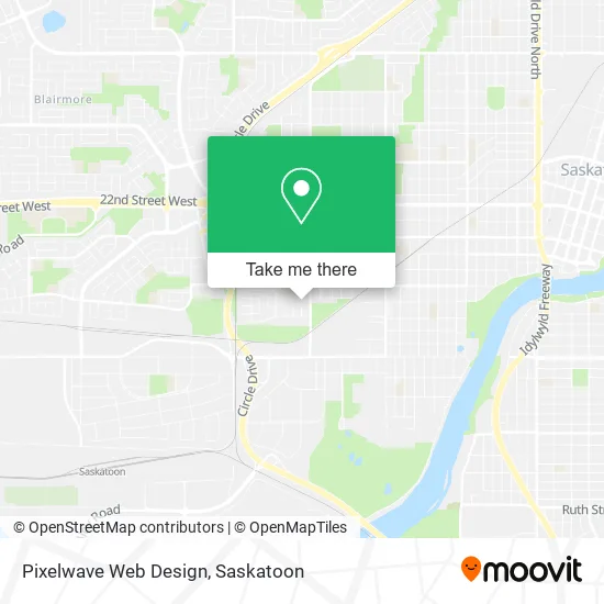 Pixelwave Web Design map