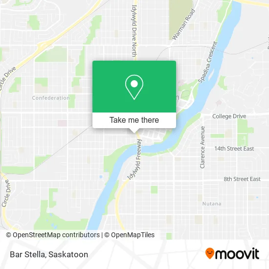 Bar Stella map