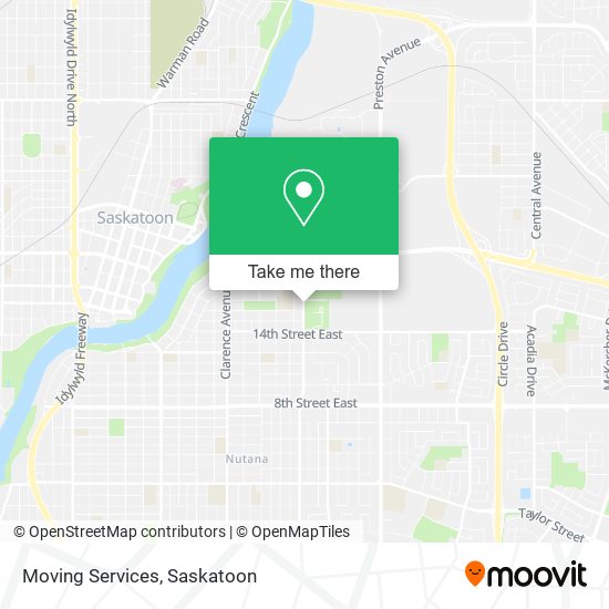 Moving Services map