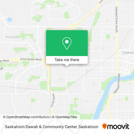 Saskatoon Dawah & Community Center map