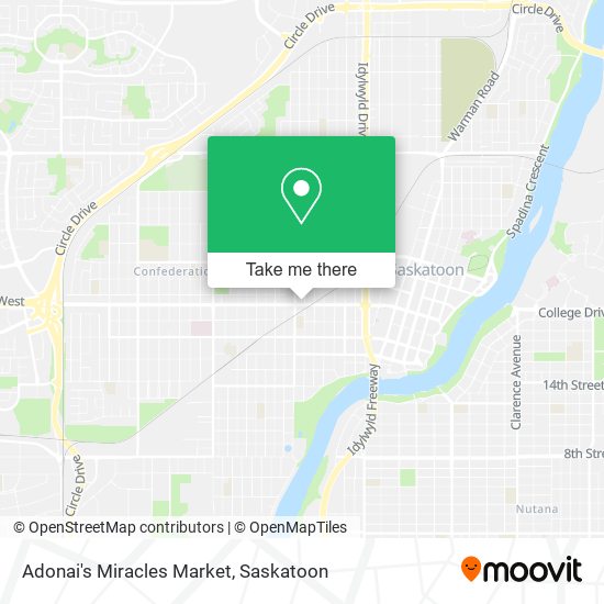 Adonai's Miracles Market map