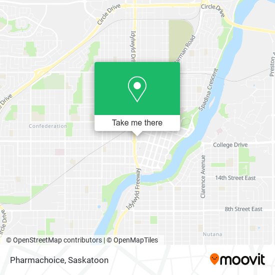 Pharmachoice map