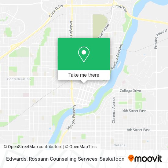 Edwards, Rossann Counselling Services map