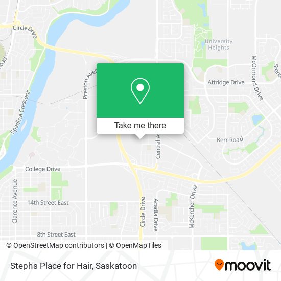 Steph's Place for Hair map