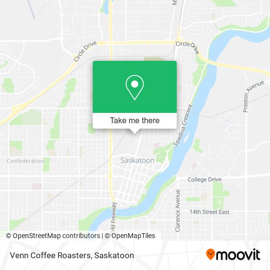 Venn Coffee Roasters map