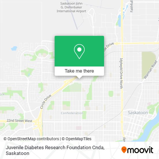 Juvenile Diabetes Research Foundation Cnda map