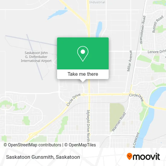 Saskatoon Gunsmith map