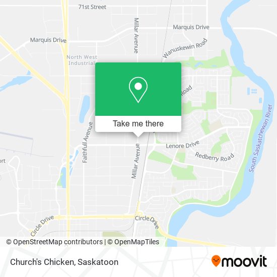 Church's Chicken map