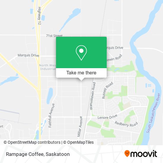 Rampage Coffee map