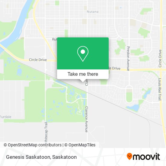 Genesis Saskatoon map