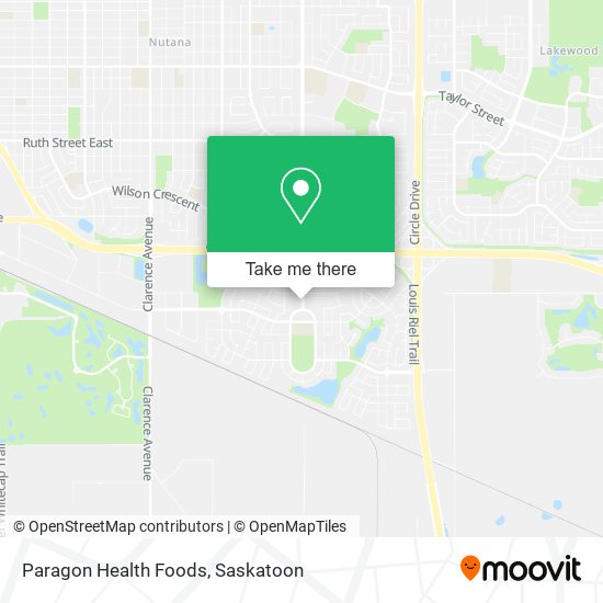 Paragon Health Foods map