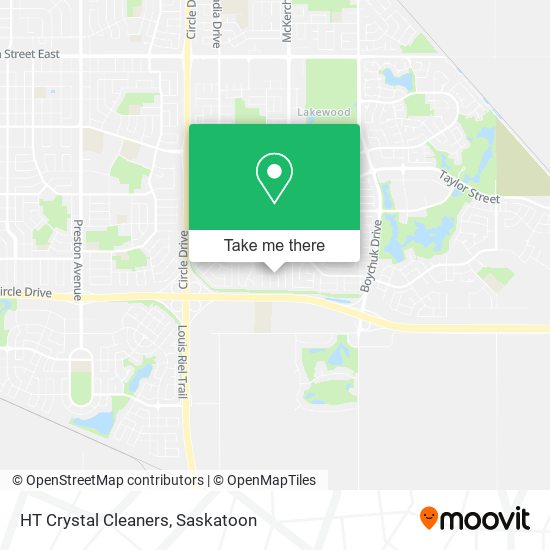 HT Crystal Cleaners map