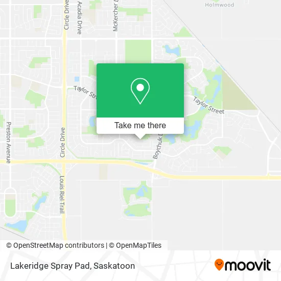 Lakeridge Spray Pad map