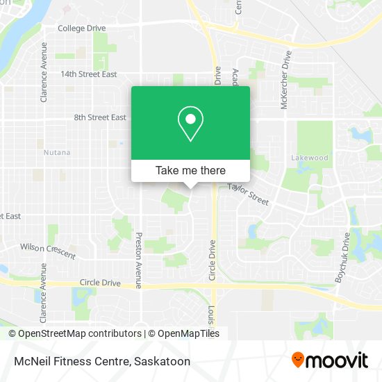 McNeil Fitness Centre map