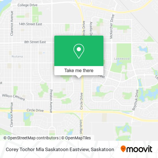 Corey Tochor Mla Saskatoon Eastview map