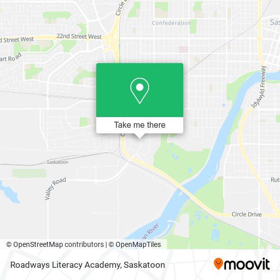 Roadways Literacy Academy map
