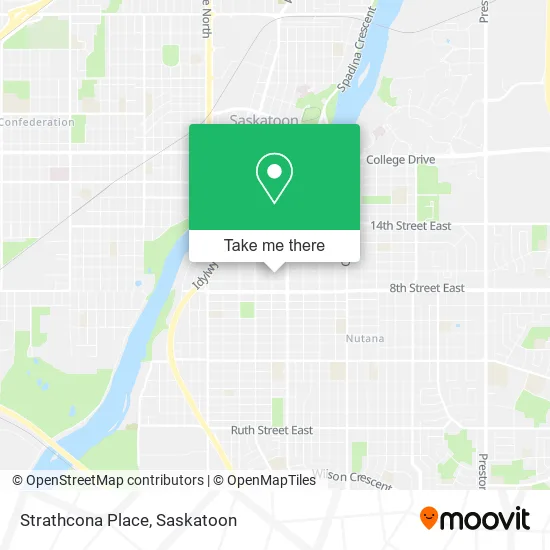 Strathcona Place map