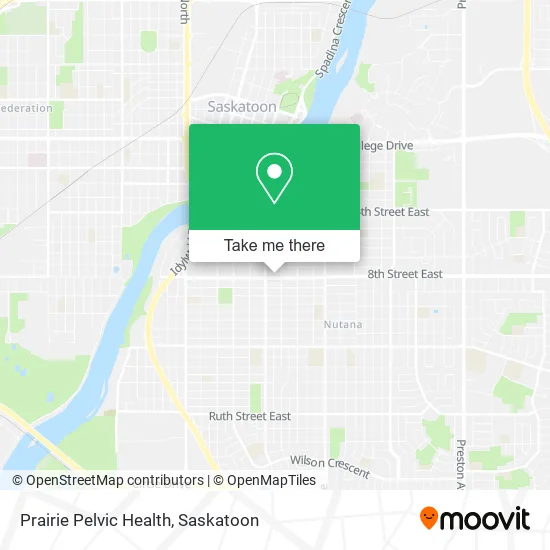 Prairie Pelvic Health map