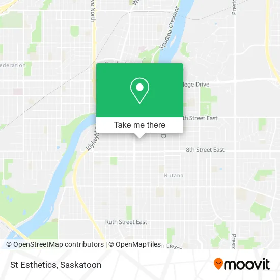 St Esthetics map