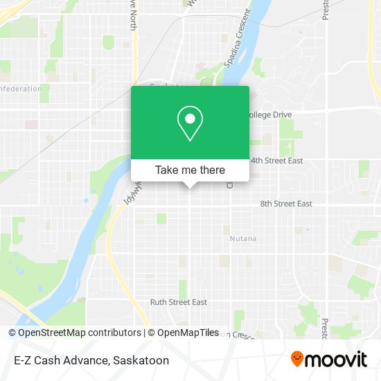 E-Z Cash Advance map