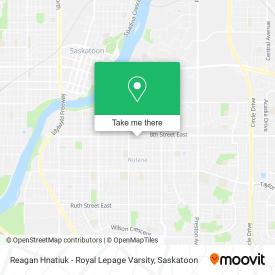 Reagan Hnatiuk - Royal Lepage Varsity map