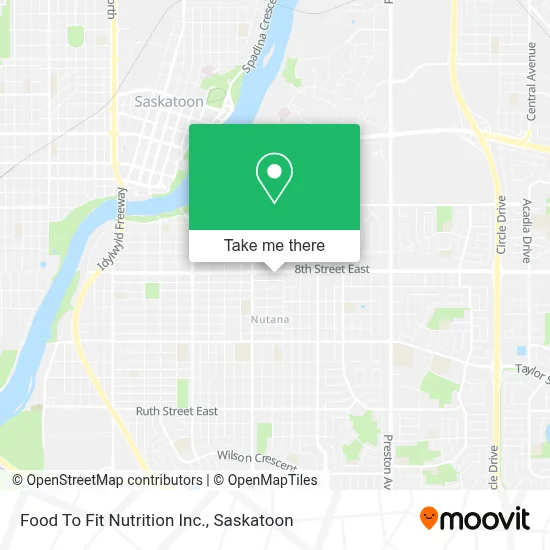 Food To Fit Nutrition Inc. map