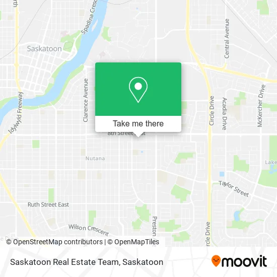 Saskatoon Real Estate Team map