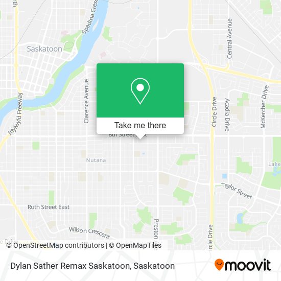 Dylan Sather Remax Saskatoon map