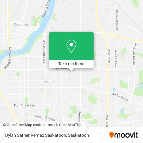 Dylan Sather Remax Saskatoon map
