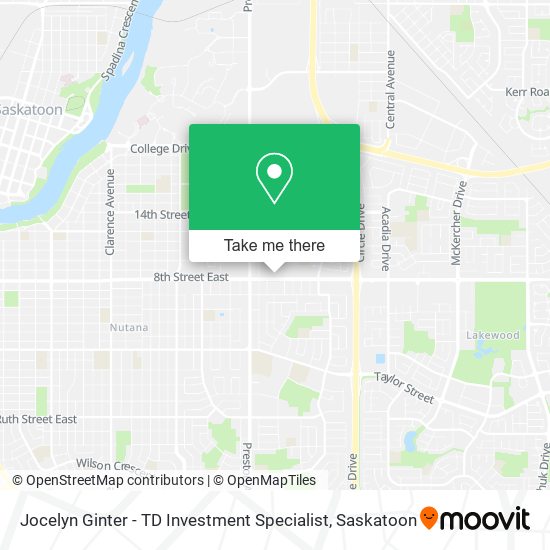 Jocelyn Ginter - TD Investment Specialist map