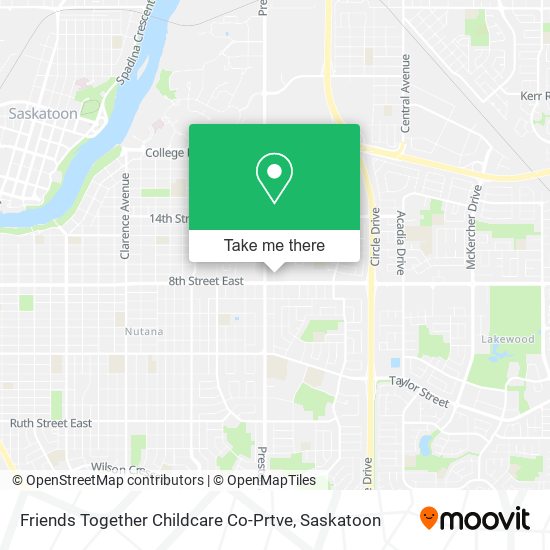 Friends Together Childcare Co-Prtve map