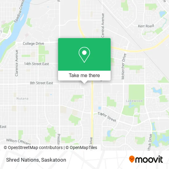 Shred Nations map