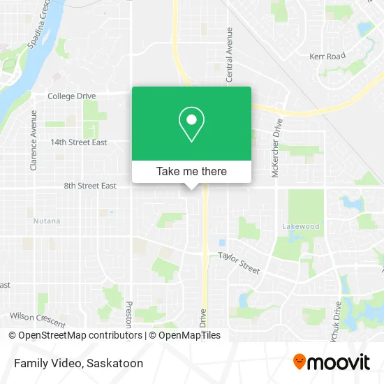 Family Video map